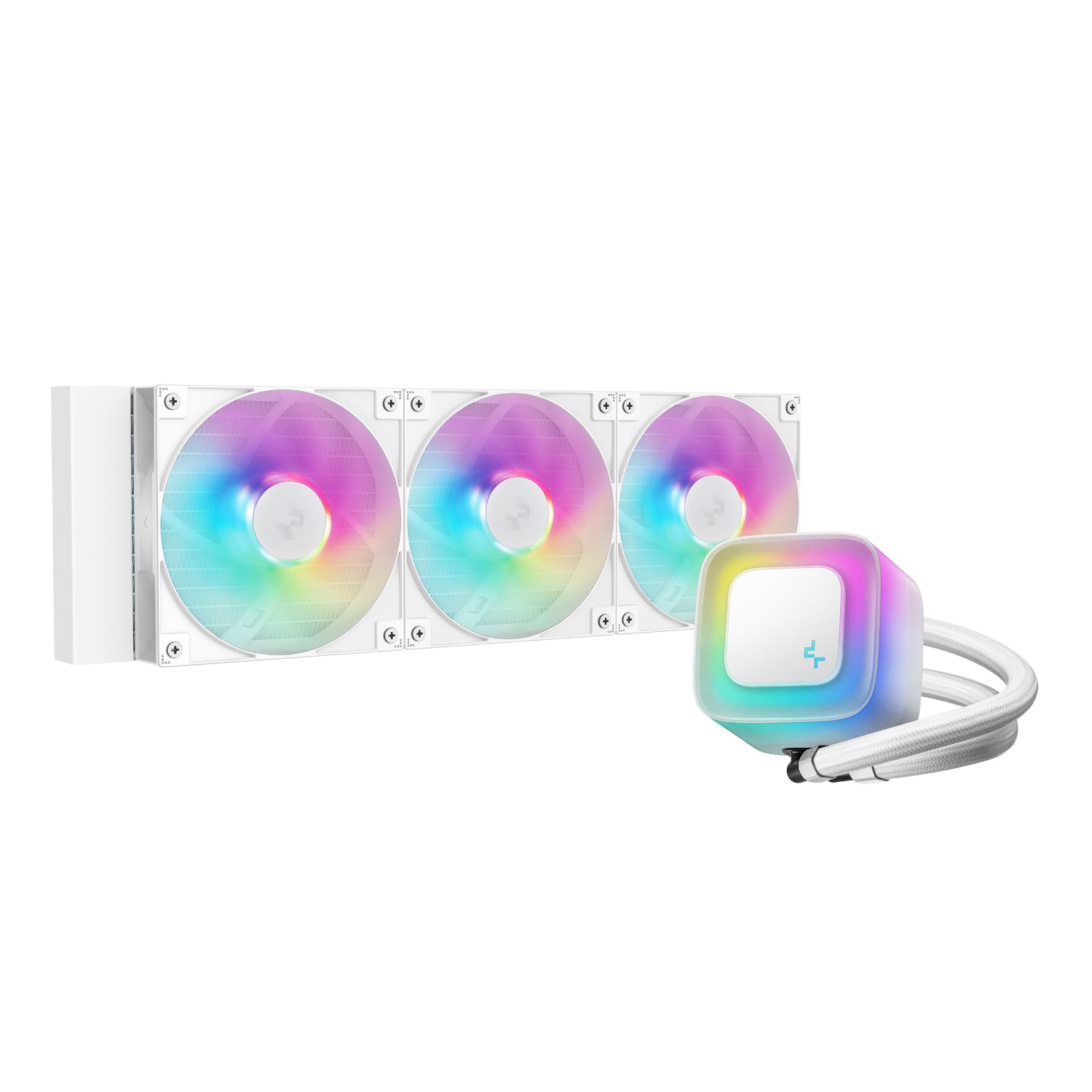 DeepCool LE360 V2 ARGB 360mm AIO Liquid Cooler - White