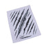 3D Realistic Metal Slash Cut Design Vinyl Sticker Kit (A4 sticker Sheet) – Type 3