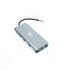 RCT compact 4-in-1 USB type C hub with 1 HDMI; 1 USB 3.0; RJ45 and USB C Power pass-through