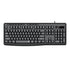 Redragon BK-7366 Full-size Ergonomic Wired Membrane Office Keyboard - Black
