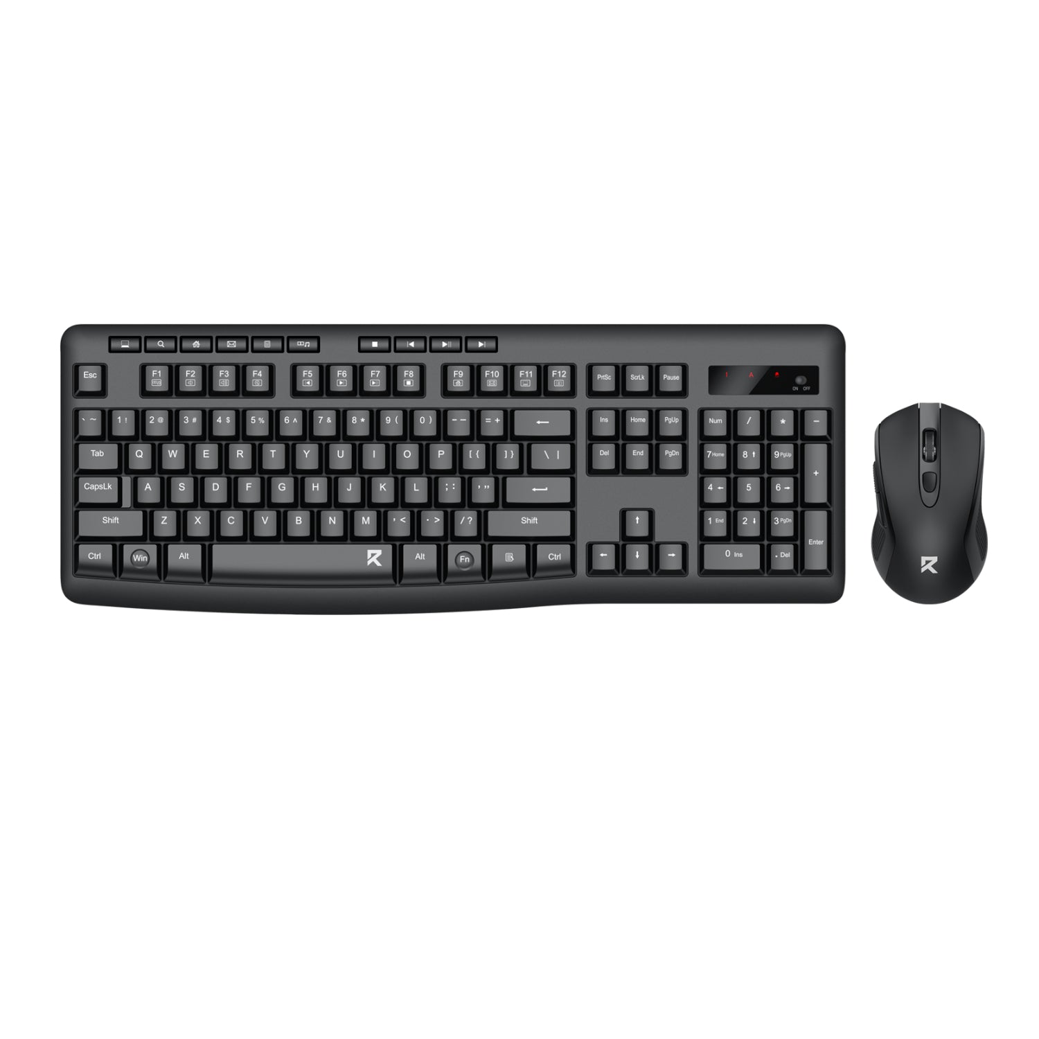Redragon BS-7367-A Wireless Keyboard and Mouse Combo - Black – GUNMANSA
