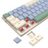 Redragon BS8772 Wireless Keyboard and Mouse Combo - Cream/Blue
