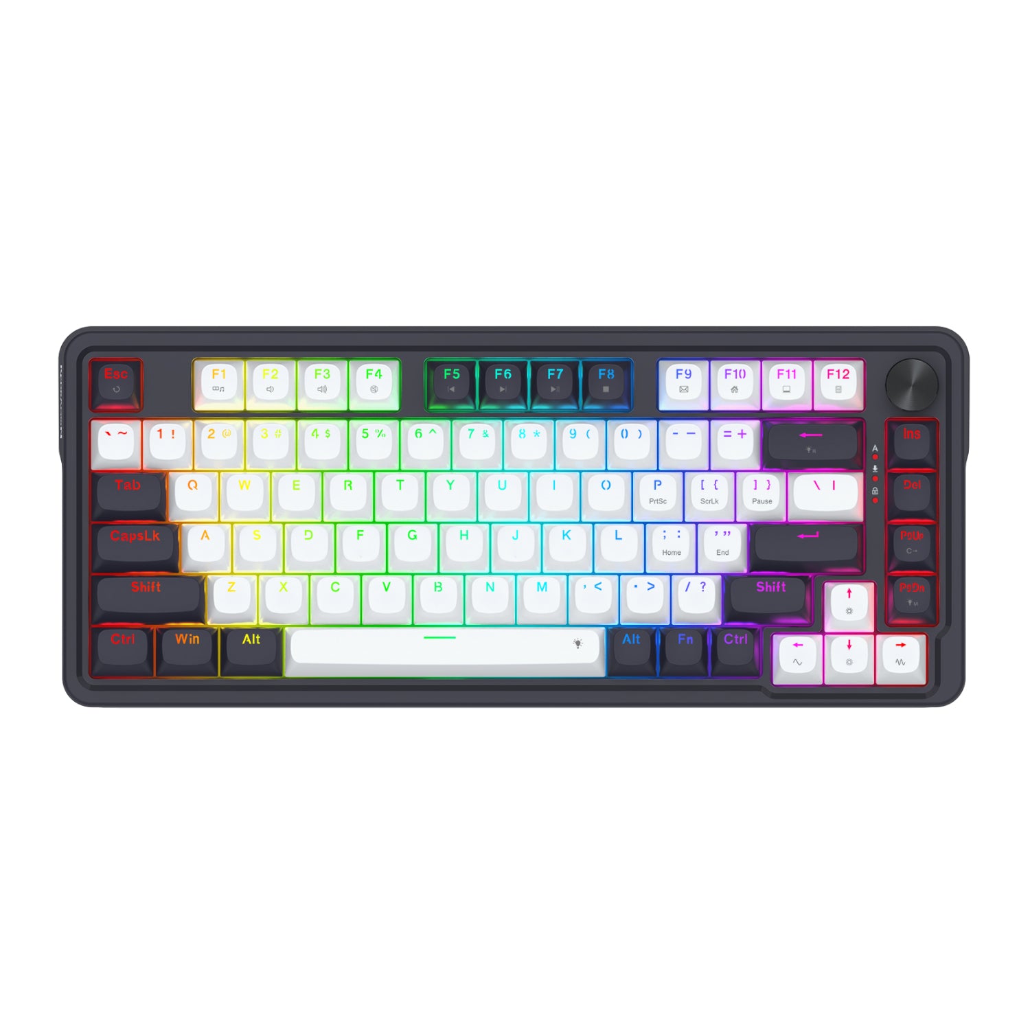 Redragon K673 UCAL 75% Magnetic Ultramag Switch Wired Keyboard - Black