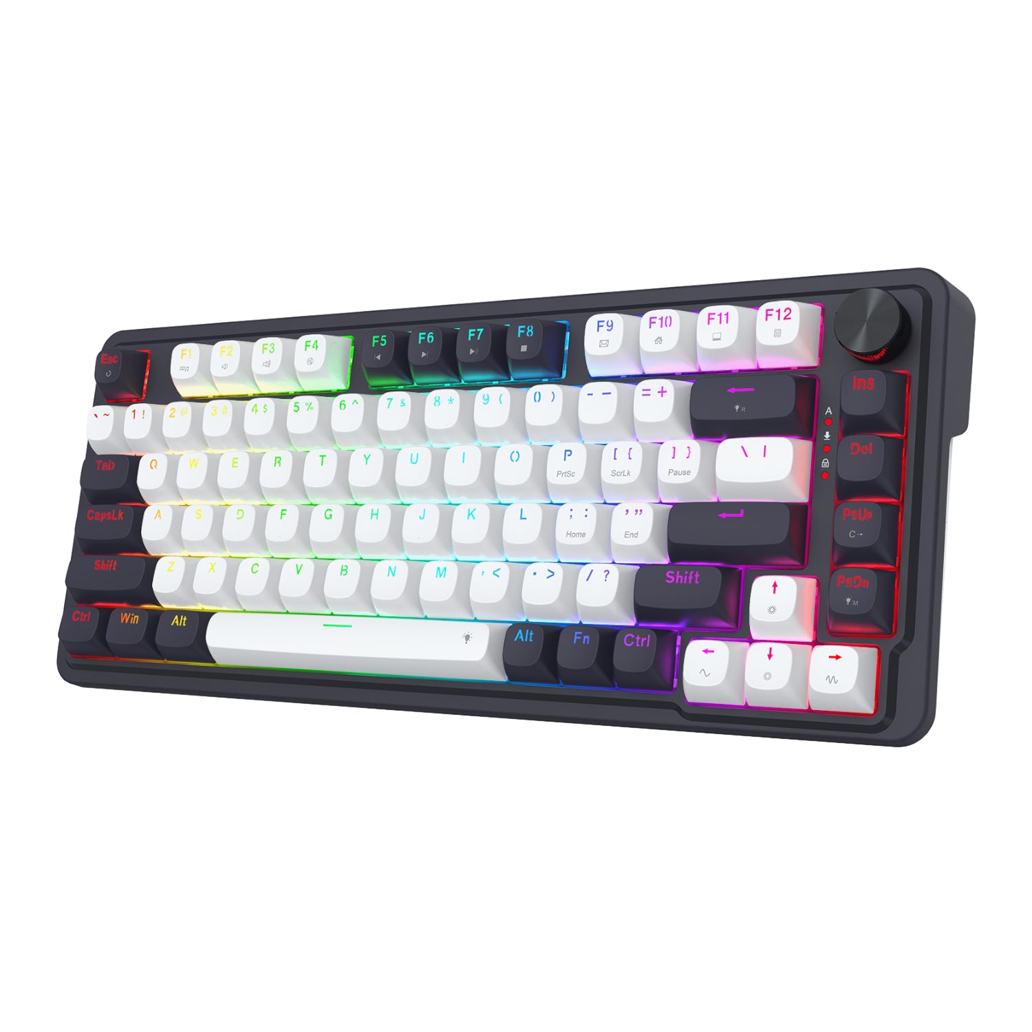 Redragon K673 UCAL 75% Magnetic Ultramag Switch Wired Keyboard - Black