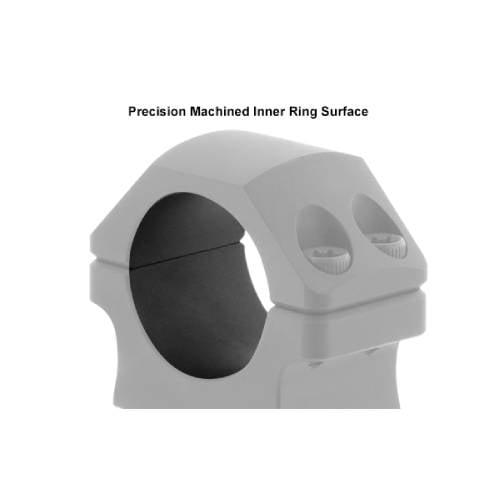 GUNMANSA UTG PRO P.O.I 1" 2PCE High Scope Ring Mounts - Dovetail