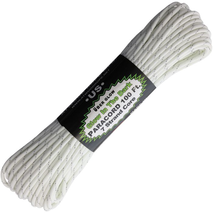 Atwood 550 Paracord Reflective Uber Glow 100Ft