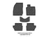 Custom Dna Ford Ecosport 2013+ Black Rubber Car Mats