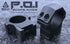 UTG PRO 1"/2PCs Medium Profile P.O.I® Picatinny Rings