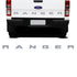 Suitable To Fit - Ranger Lettering Tailgate Sticker  - Silver