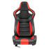 Reclinable Wingback Racing Seats PVC (Pair)