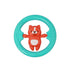 Baby Teether Rattle Toys Bright Colours