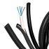Reiku Conduit spliced, 2 overlapping pcs, black, NW 24mm