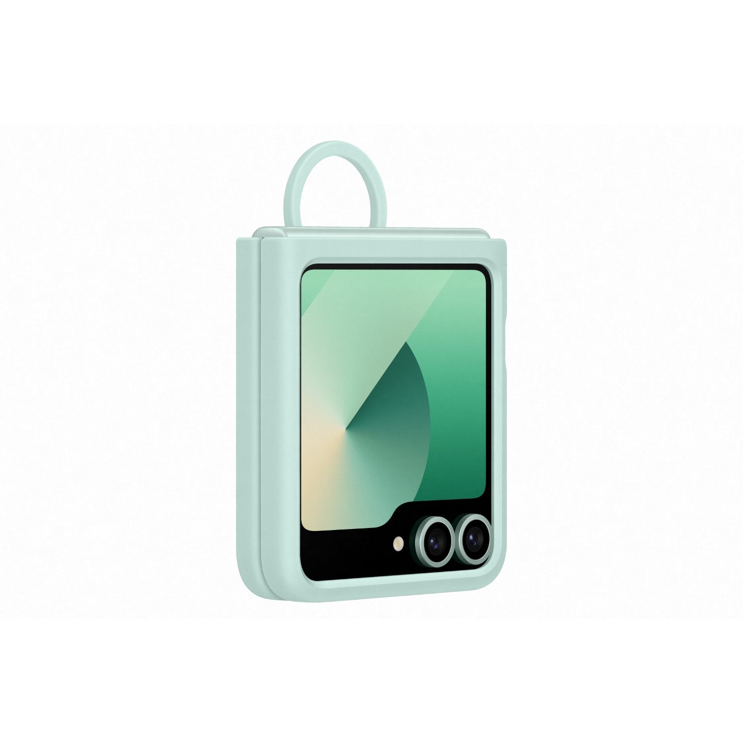 Samsung Silicone Cover With Ring - Samsung Galaxy Z Flip7 FE/Flip6 - Mint