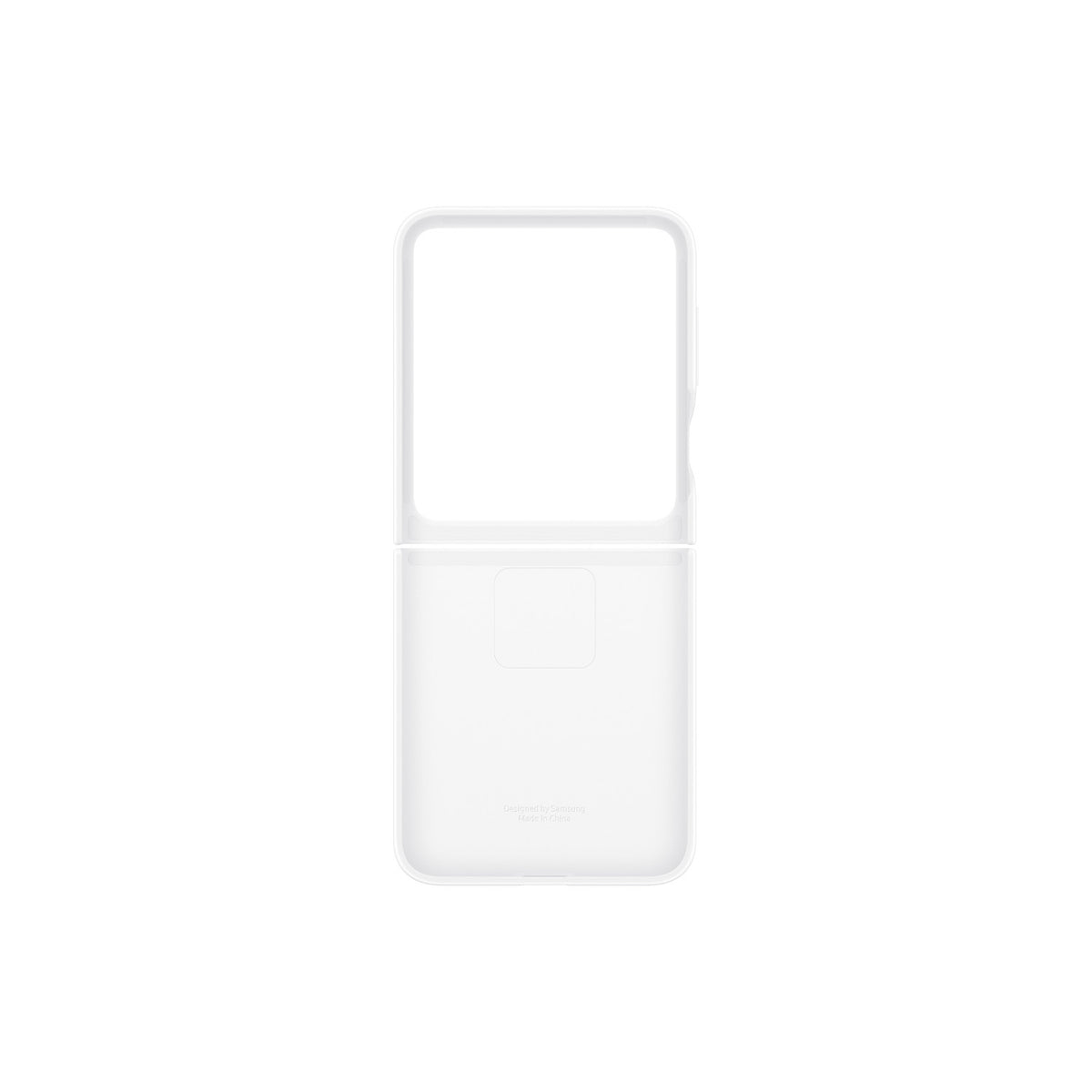 Samsung Silicone Cover With Ring - Samsung Galaxy Z Flip7 FE / Flip6 - White