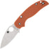 Spyderco Sage 6 Burnt Orange G10 REX 121 C123GPBOR