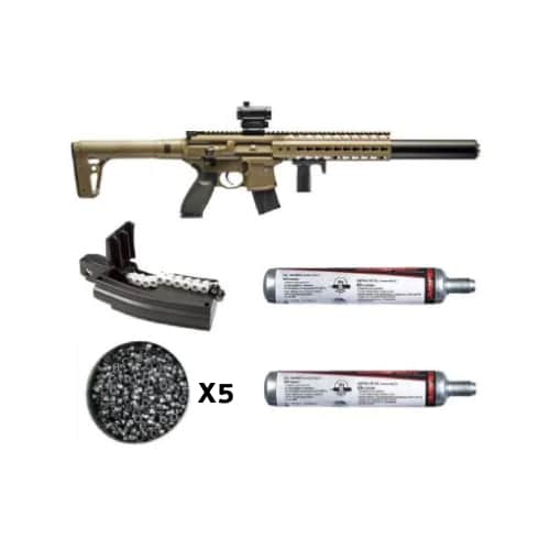 SIG MCX .177 30ROUND FDE WITH SIG 20R RED DOT SIGHT KIT