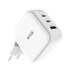 Snug 3 Port PD/USB GaN Wall Charger - 65W - White
