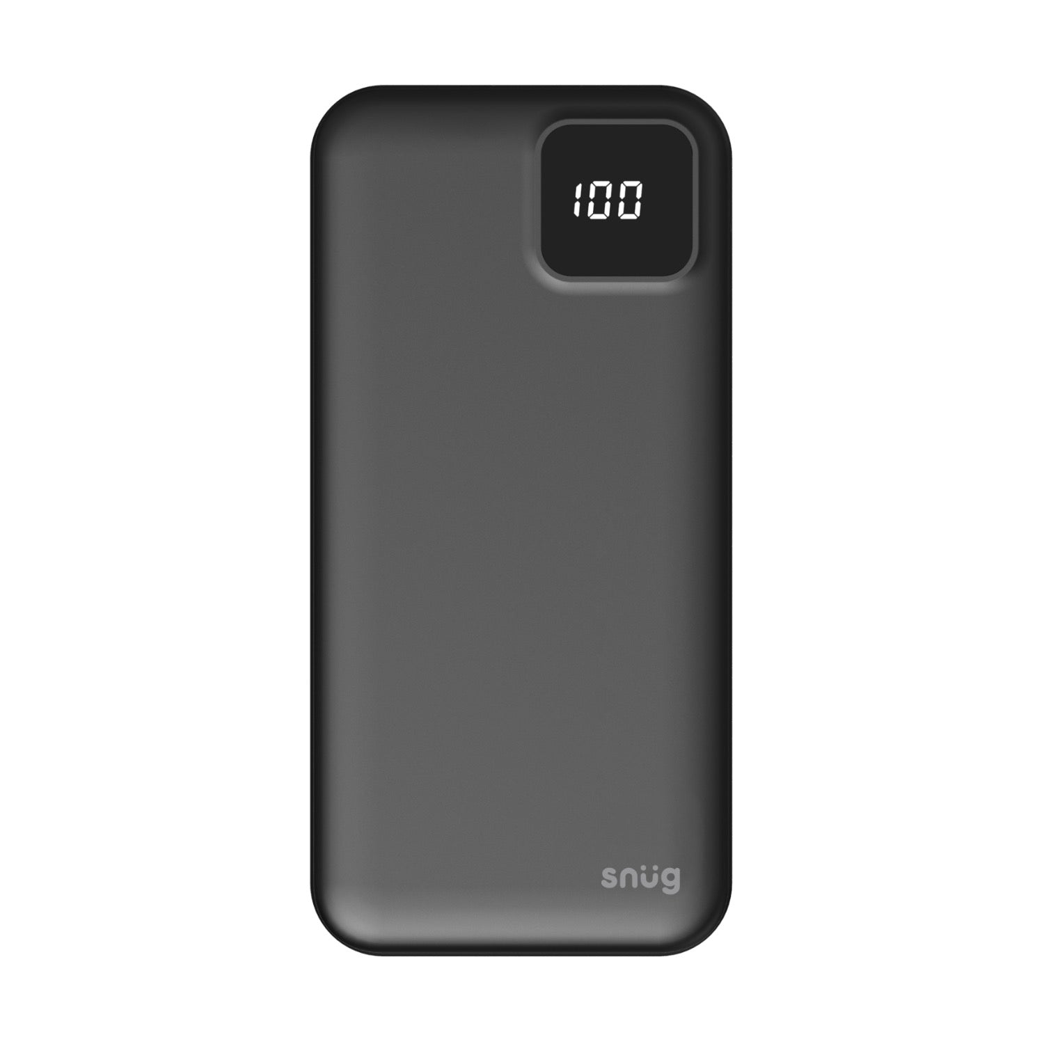 Snug Square Digital Powerbank - 10000mAh - Black