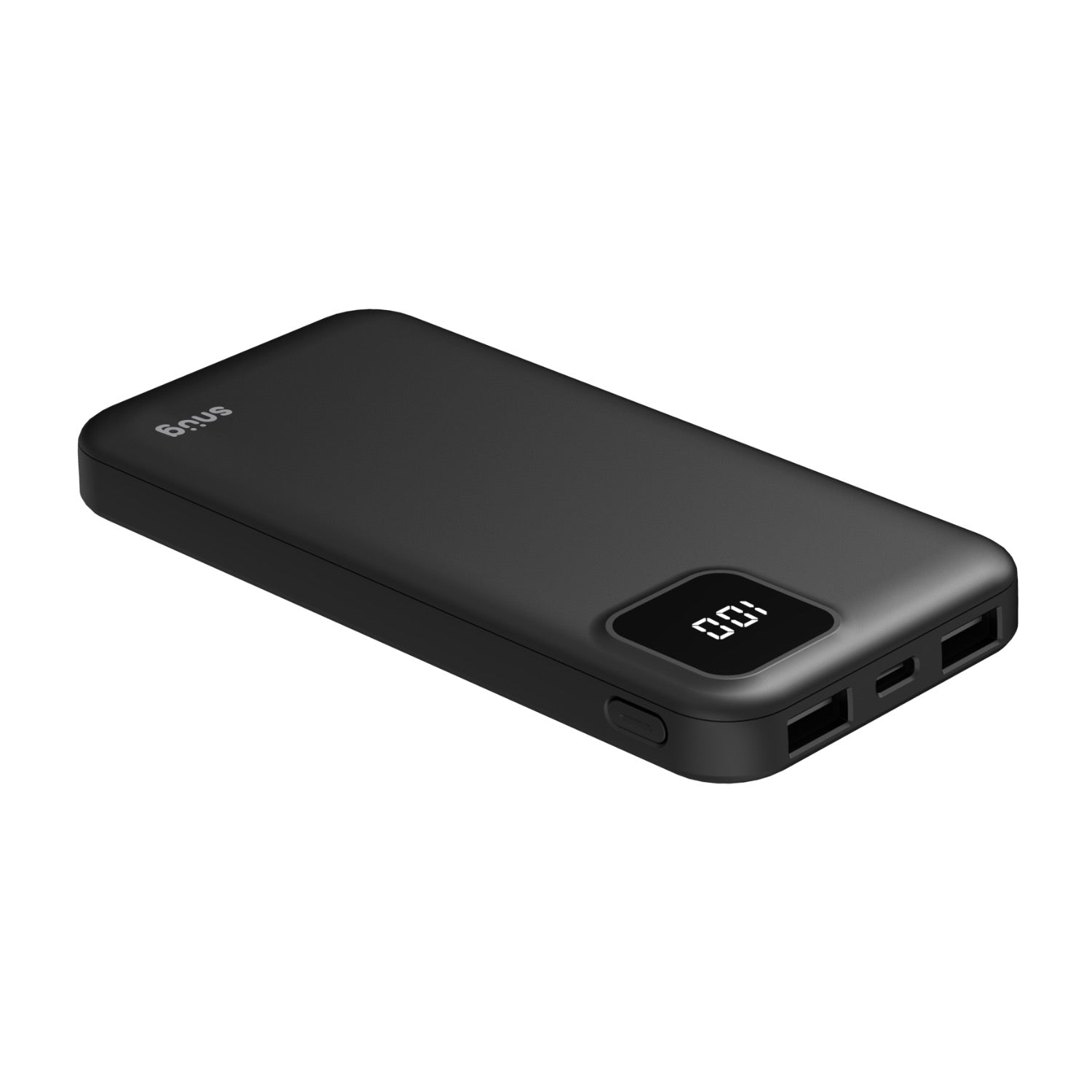 Snug Square Digital Powerbank - 10000mAh - Black
