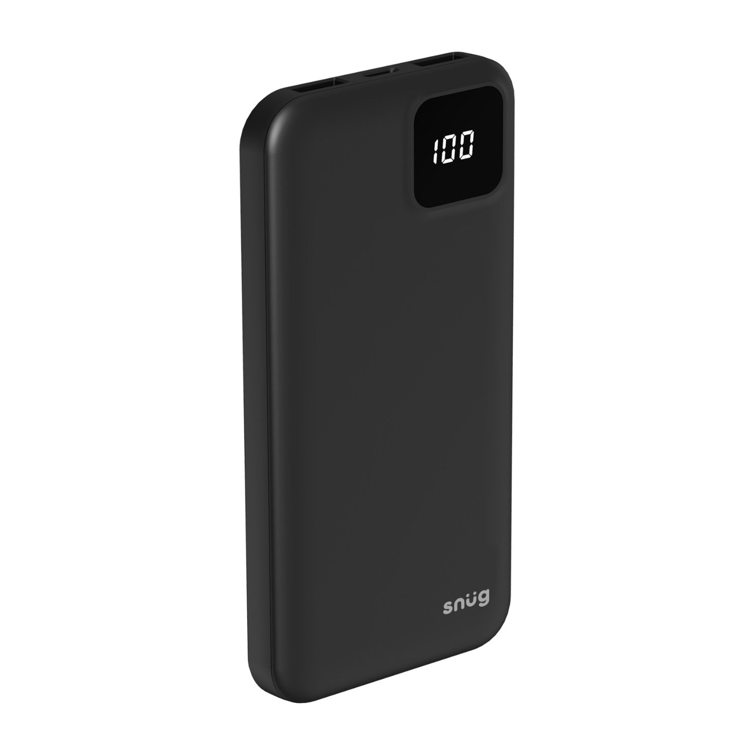 Snug Square Digital Powerbank - 10000mAh - Black