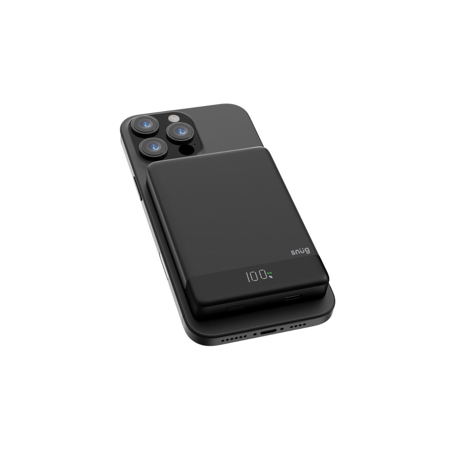 Snug Magnetic Powerbank - 10000mAh - Black
