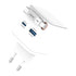 Snug 2 Port PD/USB Charger With Retractable Cable - 65W - White