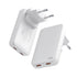 Snug 2 Port PD GaN Slim Wall Charger 45W - White