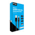 Snug USB To MFI Lightning Nylon Braid Cable 12W - 1.2 Meter - Black/Silver