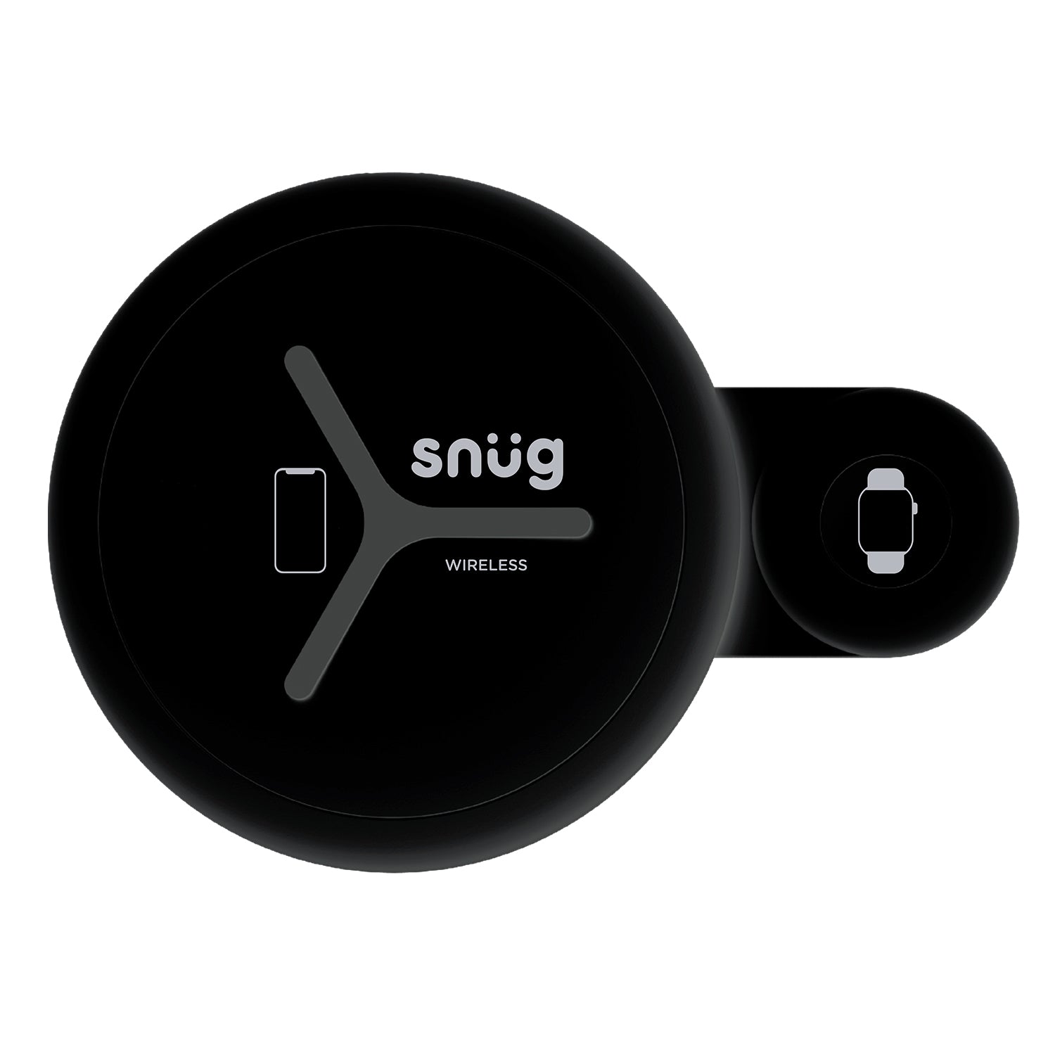 Snug Dual Wireless Charger 15W - Black