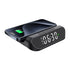 Snug Wireless Pad Charger With Clock 15W - Black