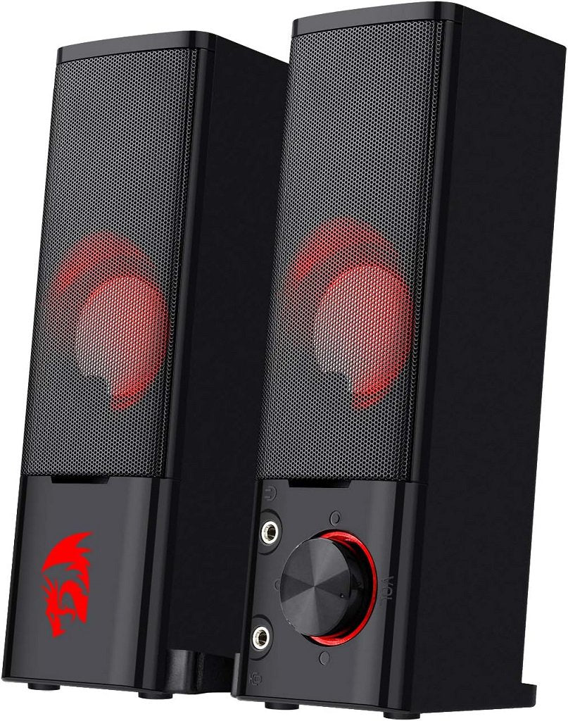 Redragon GS550 Orpheus PC Gaming Speakers, 2.0 Channel Stereo Desktop Computer Sound Bar with Compact Maneuverable Size | SKU SP-GS550