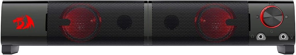 Redragon GS550 Orpheus PC Gaming Speakers, 2.0 Channel Stereo Desktop Computer Sound Bar with Compact Maneuverable Size | SKU SP-GS550