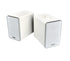 Microlab H21 Wireless Bluetooth Bookshelf Speaker System w/ Versatile Connectivity & Real Wooden & Leather Finishing Cabinets (White) | SKU SP-H21WH