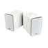 Microlab H21 Wireless Bluetooth Bookshelf Speaker System w/ Versatile Connectivity & Real Wooden & Leather Finishing Cabinets (White) | SKU SP-H21WH