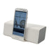 Microlab MD212 Wireless Bluetooth Portable Stereo Speaker w/ Microphone & Rechargeable Battery & Retractable Tray (White) | SKU SP-MD212WH