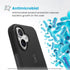 Speck Candyshell Grip MagSafe Case - Apple iPhone 16 - Black & Slate Grey