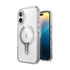 Speck Gemshell Grip MagSafe Case - Apple iPhone 16 - Clear & Chrome