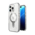 Speck Gemshell Grip MagSafe Case - Apple iPhone 16 Pro - Clear & Chrome