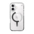 Speck Presidio Perfect Clear MagSafe Case - Apple iPhone 16 - Clear & Chrome