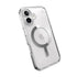 Speck Presidio Perfect Clear MagSafe Case - Apple iPhone 16 - Clear & Chrome