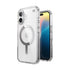 Speck Presidio Perfect Clear MagSafe Case - Apple iPhone 16 - Clear & Chrome