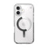 Speck Presidio Perfect Clear MagSafe Case - Apple iPhone 16 - Clear & Chrome