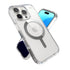 Speck Presidio Perfect Clear MagSafe Case - Apple iPhone 16 Pro - Clear & Chrome