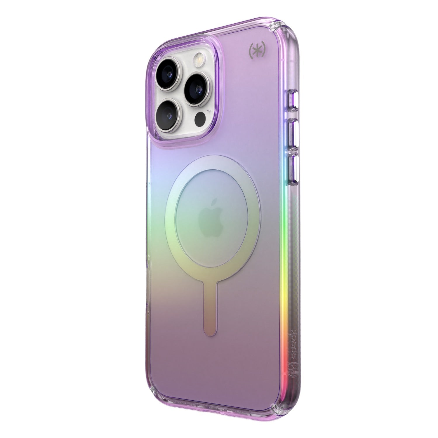 Speck Presidio Luxp MagSafe Case - Apple iPhone 16 Pro Max - Amazing Purple & Clear