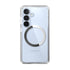Speck Presidio Perfect Clear Magnet Case - Samsung Galaxy S25 - Clear & Chrome