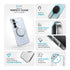 Speck Presidio Perfect Clear Magnet Case - Samsung Galaxy S25 - Clear & Chrome