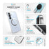 Speck Presidio Perfect Clear Magnet Case - Samsung Galaxy S25+ - Clear & Chrome