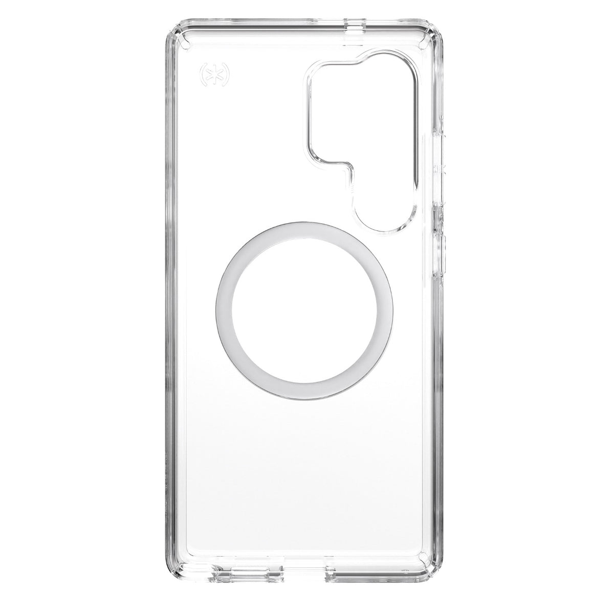 Speck Presidio Perfect Clear Magnet Case - Samsung Galaxy S25 Ultra - Clear & Chrome