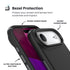 Speck Presidio2 Pro MagSafe Case - Apple iPhone Air - Black & Slate Grey