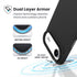 Speck Presidio2 Pro MagSafe Case - Apple iPhone Air - Black & Slate Grey
